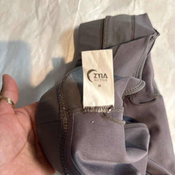 ZYIA Charcoal Sports Bra - Picture 3 of 5